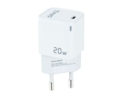 Cargador de Pared TooQ 20W 1xUSB-C Blanco (TQWC-PD20WT)