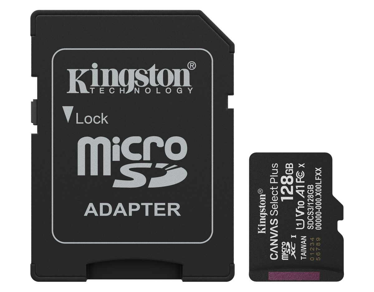 Alternative view of Kingston Micro SDXC 128Gb + Adaptador SD (SDCS3/128GB)