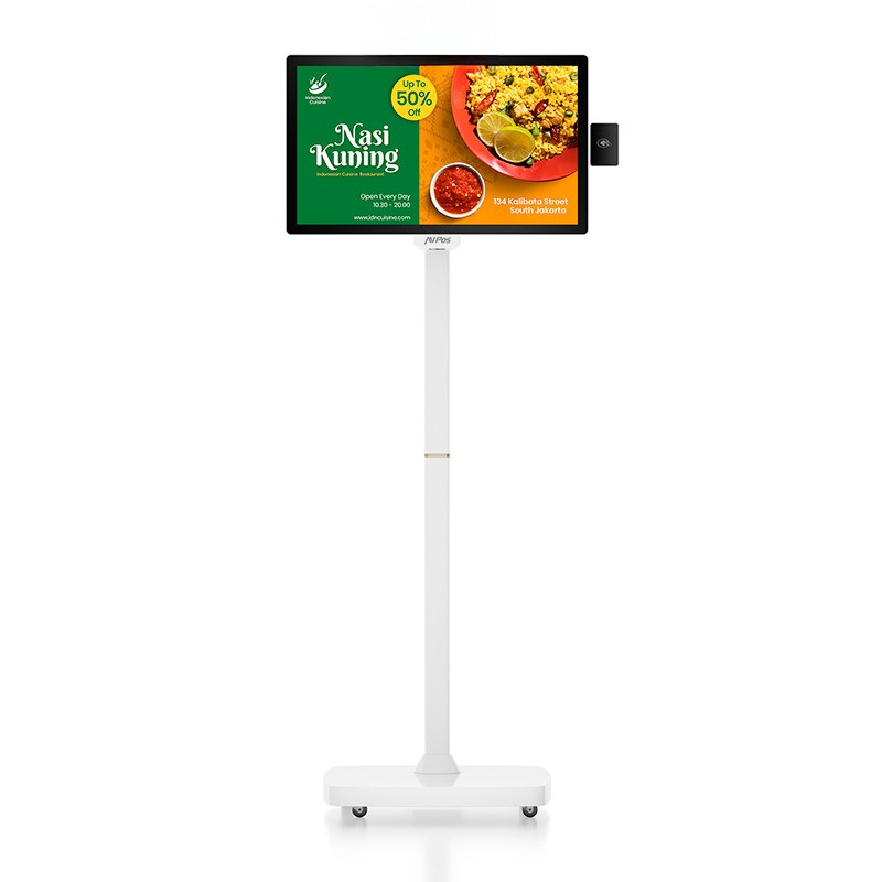 KIOSKO AUTOSERVICIO AVPOS DISPLAY COMPACT FLOOR 24 I3 10TH/8GB/256GB/WIFI/2D