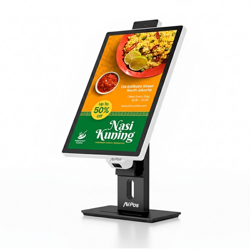 KIOSKO AUTOSERVICIO AVPOS DISPLAY SMARTLINE 22 I3 10TH/8GB/256GB/WIFI/2D - Imagen 3