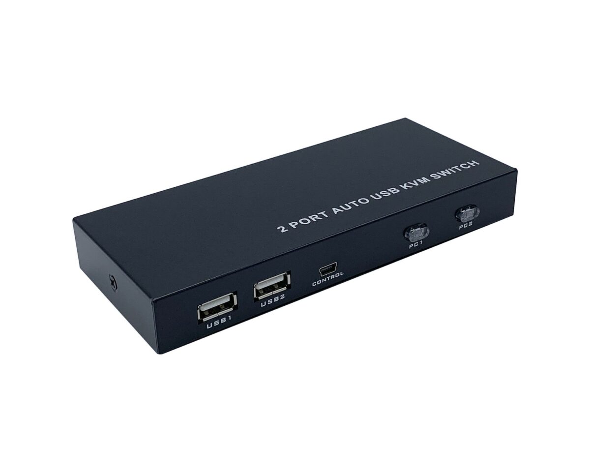Alternative view of Conmutador AISENS KVM 4K USB 2.0 HDMI Negro (A111-0400)