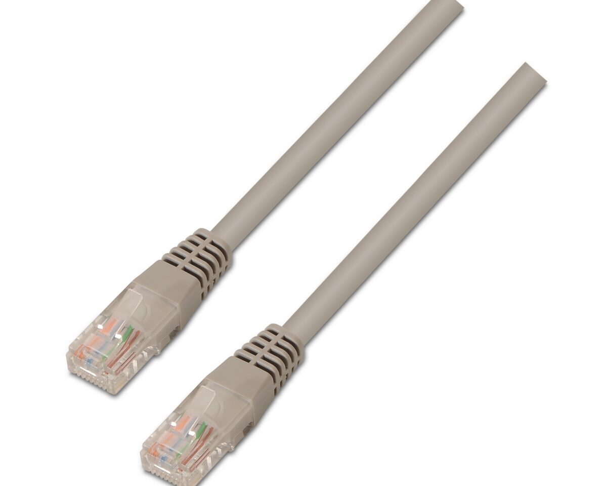 Alternative view of Cable AISENS RJ45 Cat.6 UTP AWG24 1m Gris (A135-0266)