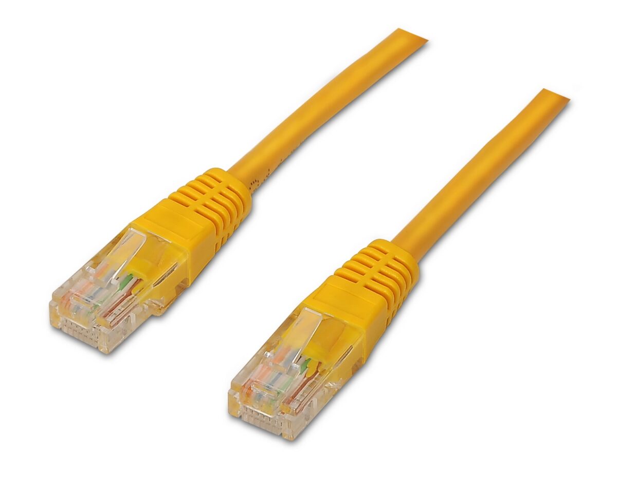 Alternative view of Latiguillo AISENS RJ45 Cat6 UTP 50cm Amarill(A135-0253)