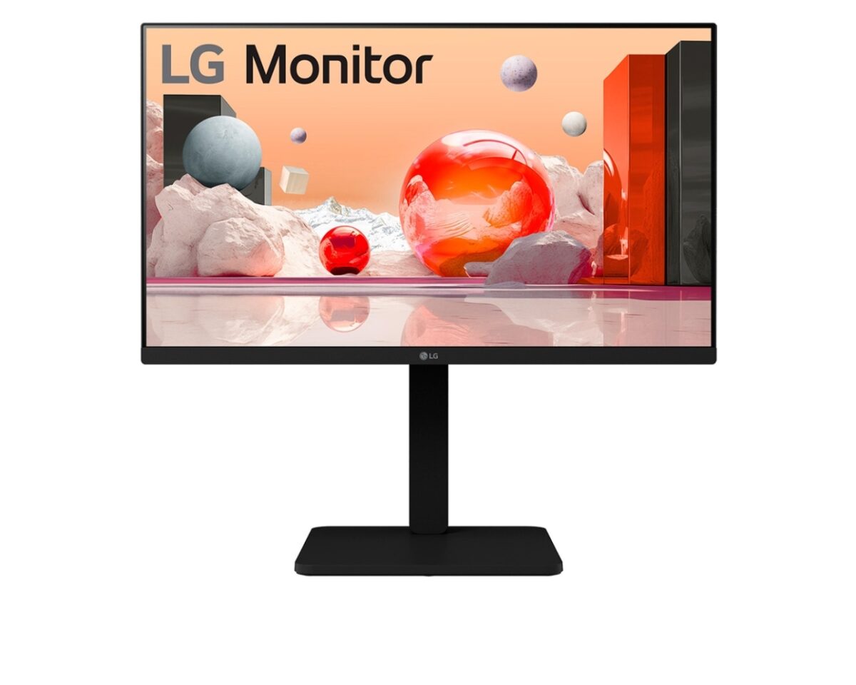 Alternative view of Monitor LG 24" IPS FHD 100Hz USB VGA HDMI (24BA560-B)