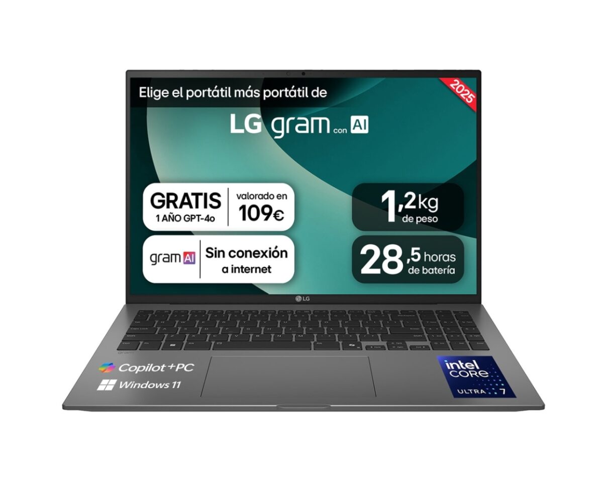 Alternative view of LG U7-258V 32Gb 1Tb 16" W11H Negro (16Z90TL-G.AU88B)