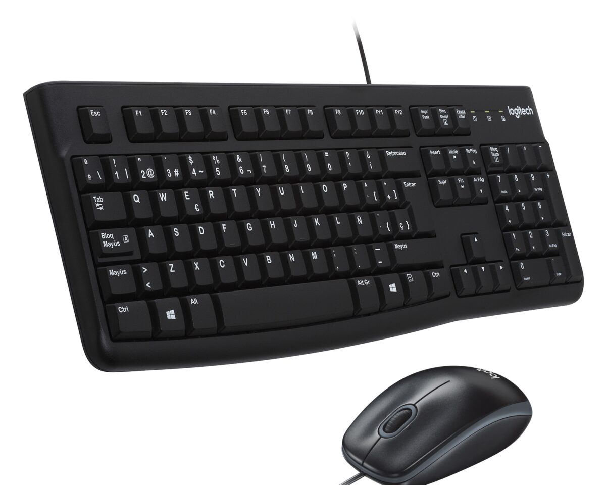 Alternative view of T+Ratón LOGITECH MK120 USB 1000dpi Negro (920-002550)