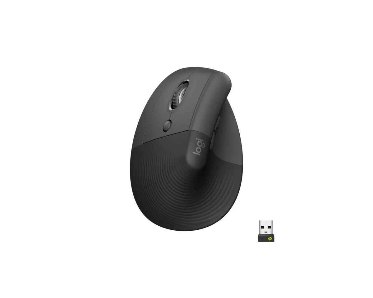 Alternative view of Ratón Vertical LOGITECH Ergo Zurdos Gris (910-006474)