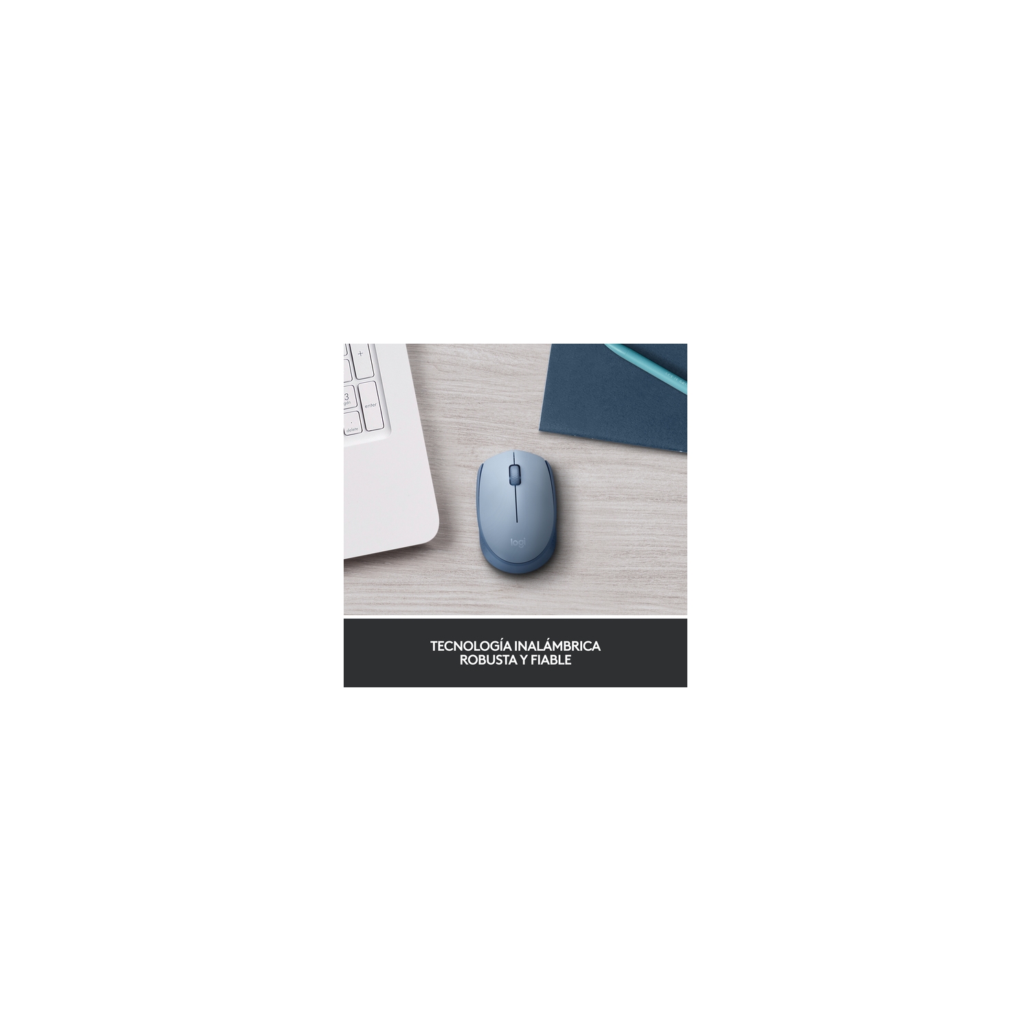 Ratón LOGITECH M171 Wireless Gris Azulado (910-006866) - Imagen 3