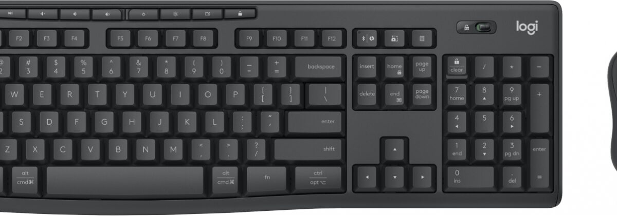 Alternative view of Teclado+Ratón LOGITECH MK370 RF BT Grafito (920-012071)