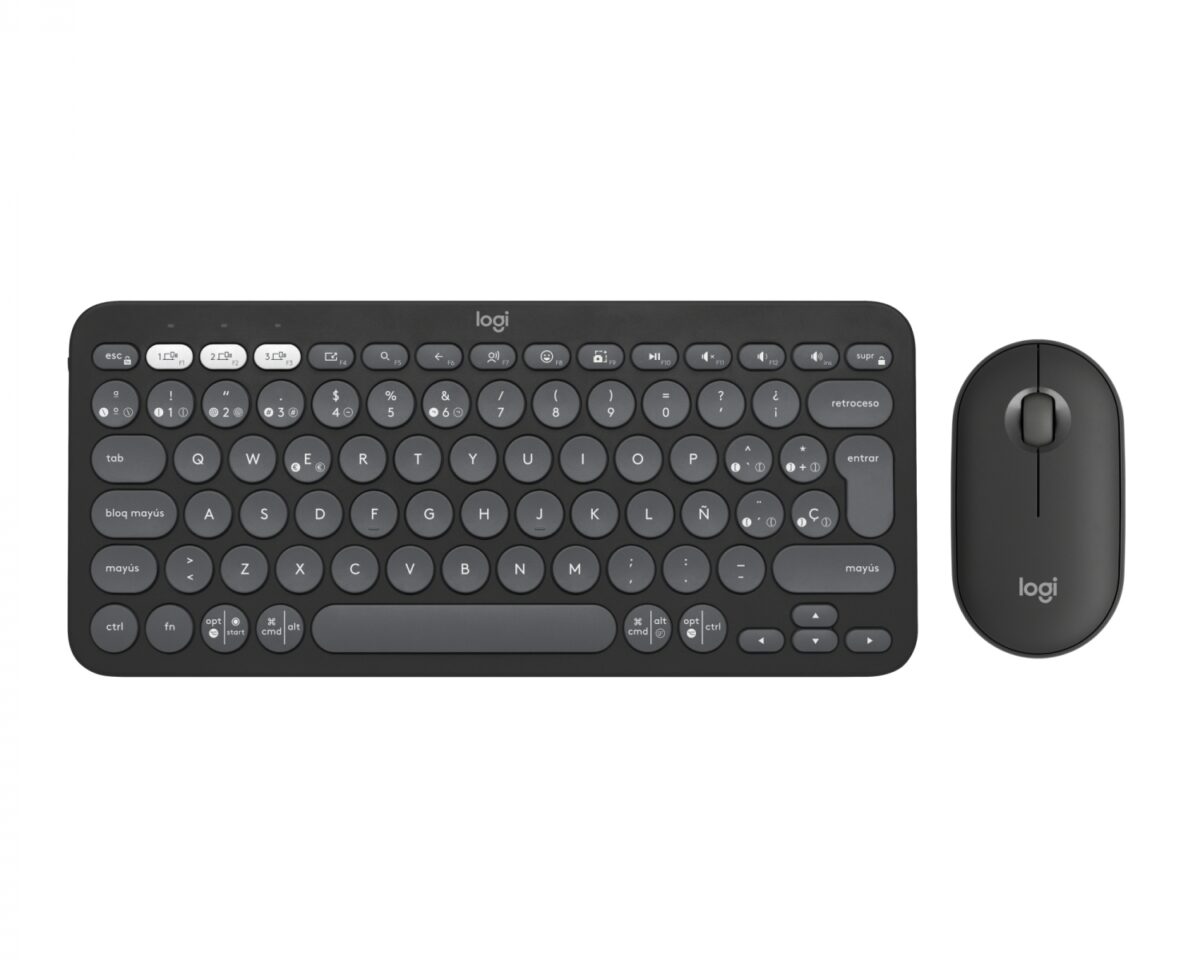 Alternative view of T+Ratón LOGITECH Pebble 2 RF BT Grafito (920-012227)