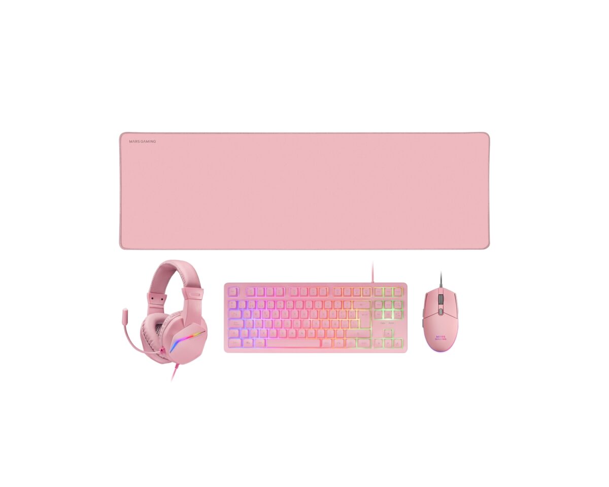 Alternative view of Kit Mars Gaming Tecl/Ratón/Auric/Alfombrill(MCPRGB3PES)
