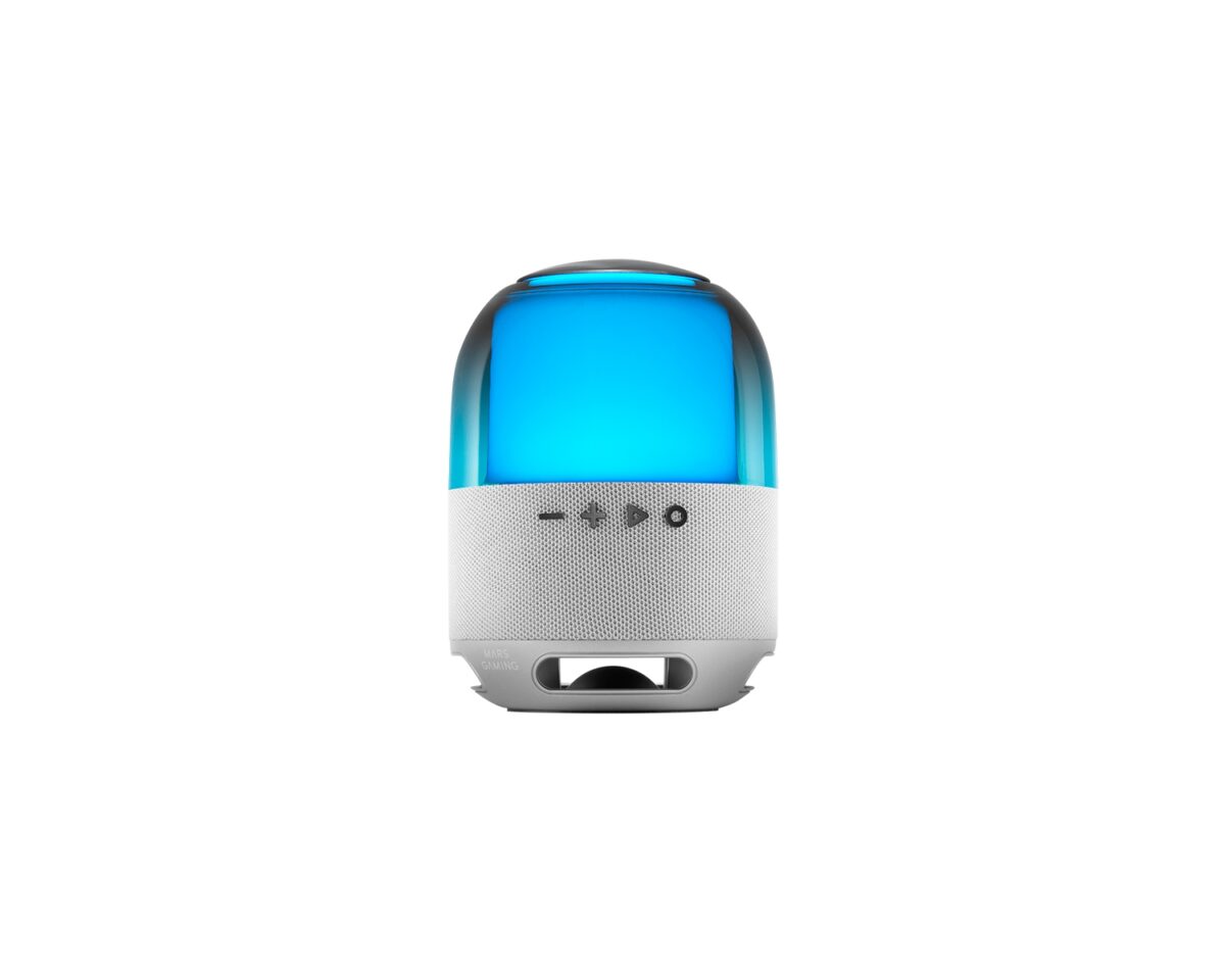 Alternative view of Altavoz Mars Gaming 15W RGB Bluetooth Blanco (MSFLOWW)