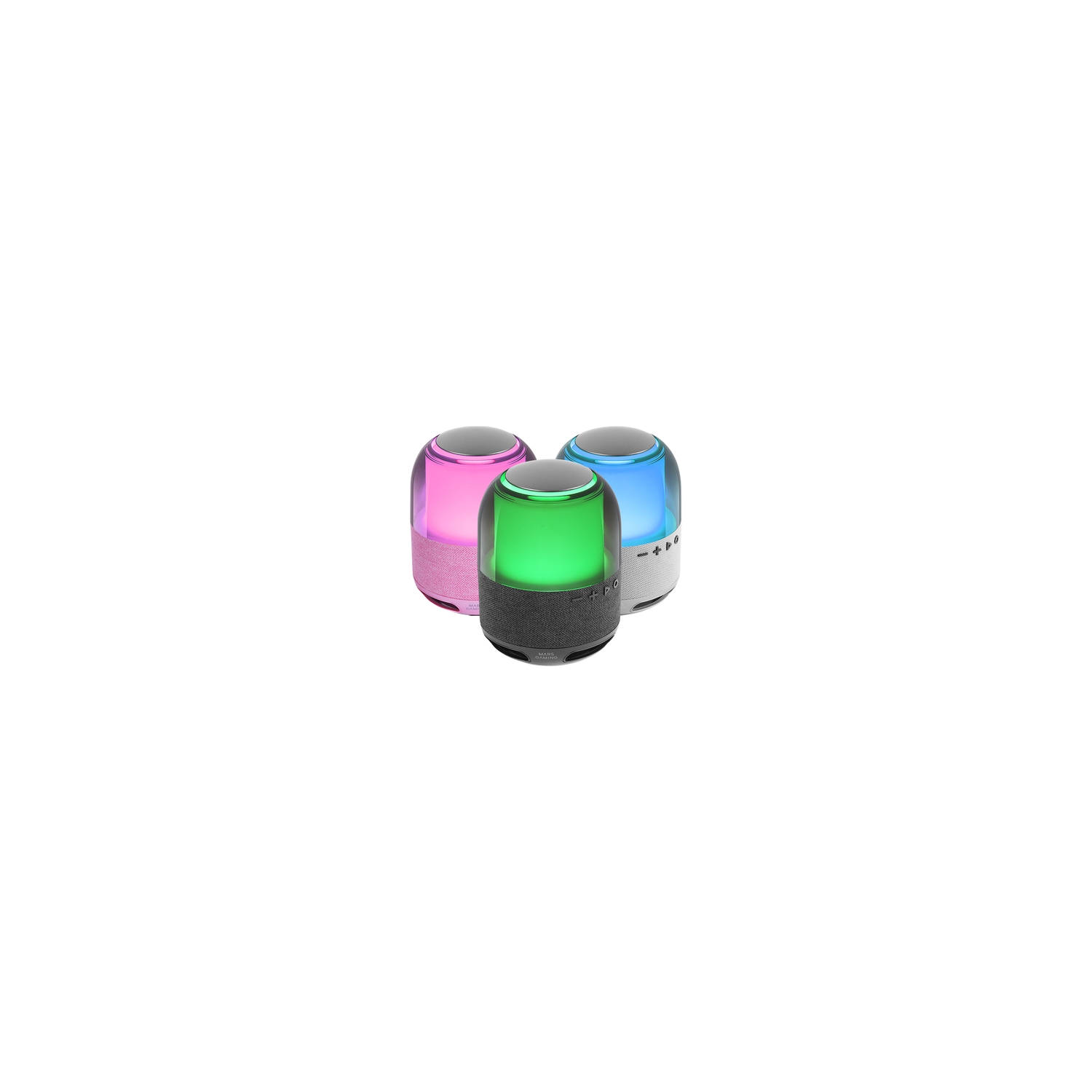Altavoz Mars Gaming 15W RGB Bluetooth Blanco (MSFLOWW) - Imagen 3