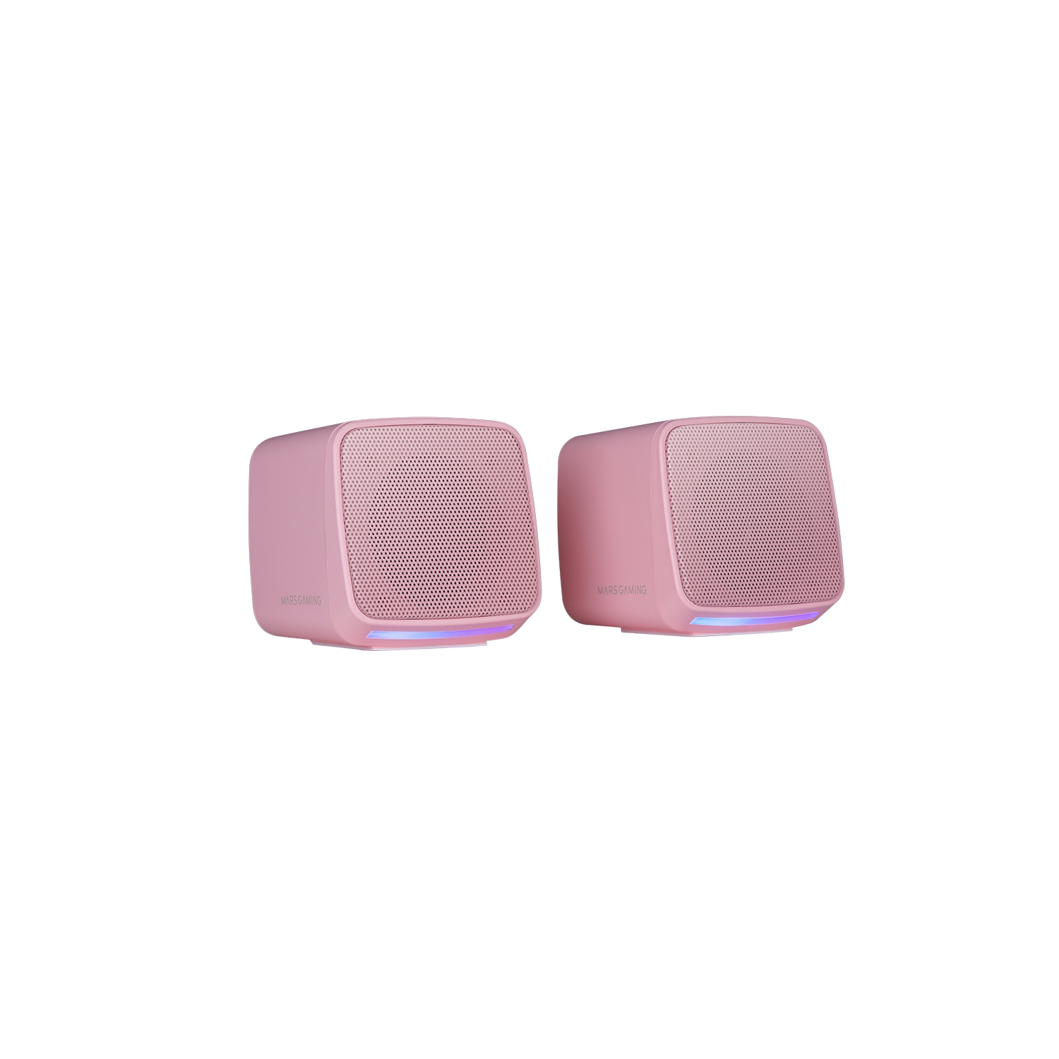 Altavoces Mars Gaming 10W RGB USB/3.5mm Rosa (MSPROP) - Imagen 2