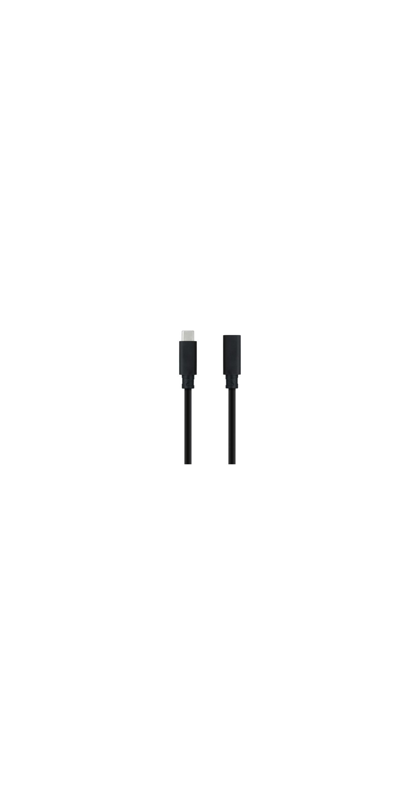 Nanocable USB-C 3.2 M/H 1.5m Negro (10.01.4501-L150) - Imagen 3