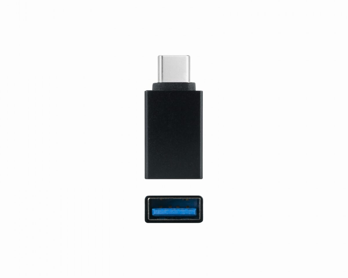 Alternative view of Adaptador Nanocable USB-C/M a USB-A/H Negro(10.02.0010)