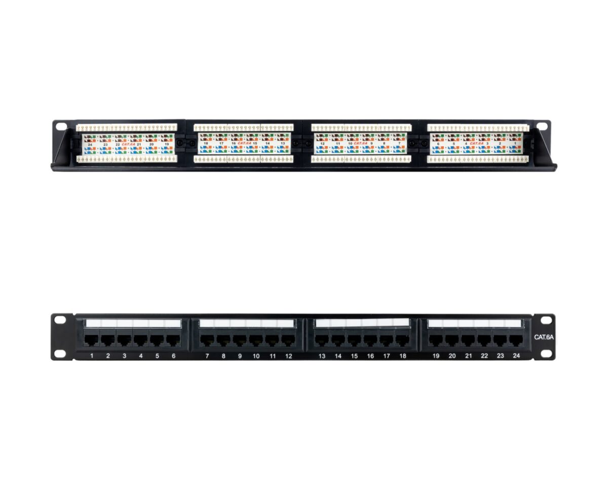 Alternative view of Patch Panel Nanocable 24p Cat.6A 19 1u (10.21.4124)