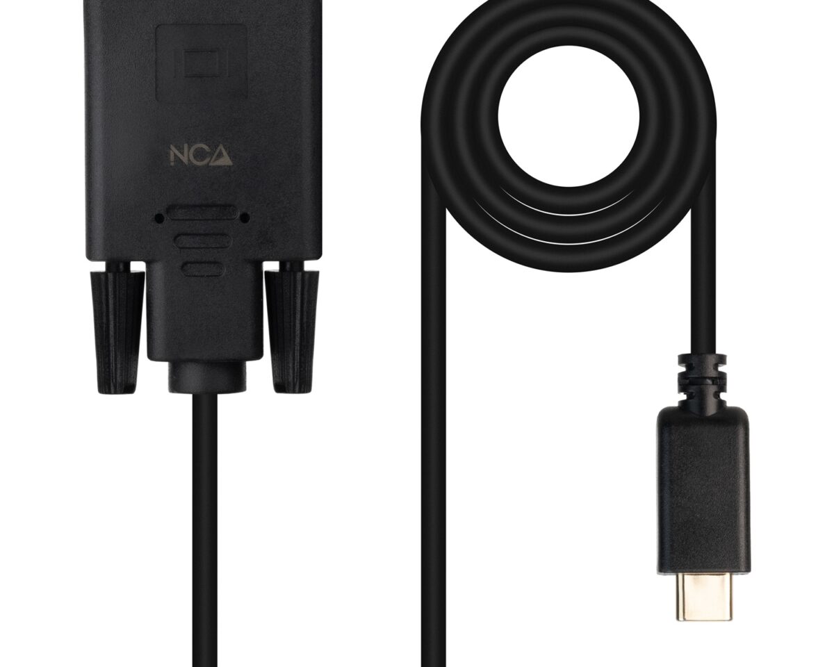 Alternative view of Conversor Nanocable USB-C/M a VGA/M 1.8m (10.15.5202)