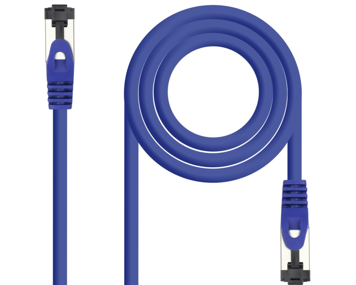 Alternative view of Nanocable Cat.8.1 SSTP Azul 25cm(10.20.2000-L25-BL)