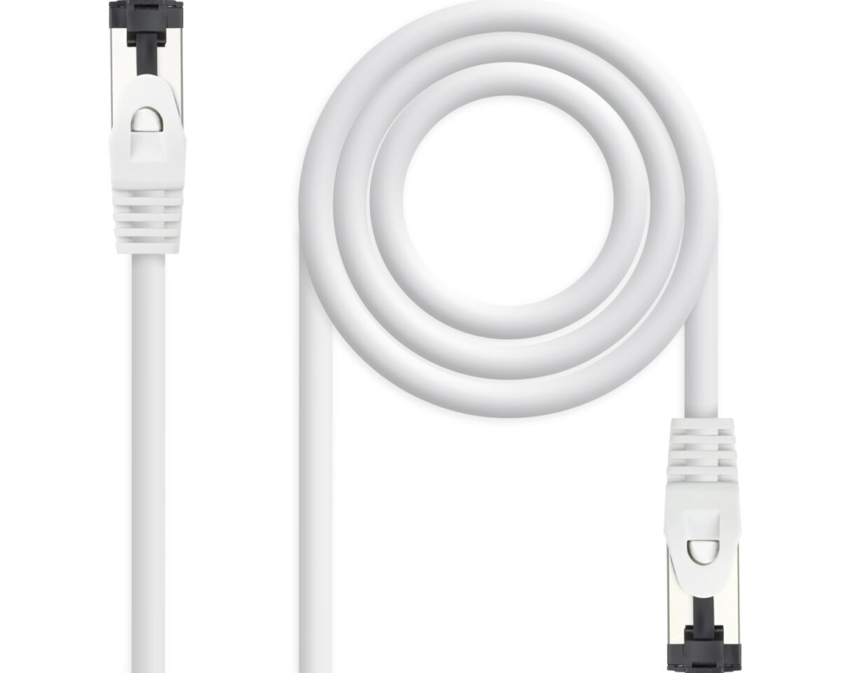 Alternative view of Nanocable Cat.8.1 SSTP Blanco 25cm(10.20.2000-L25-W)