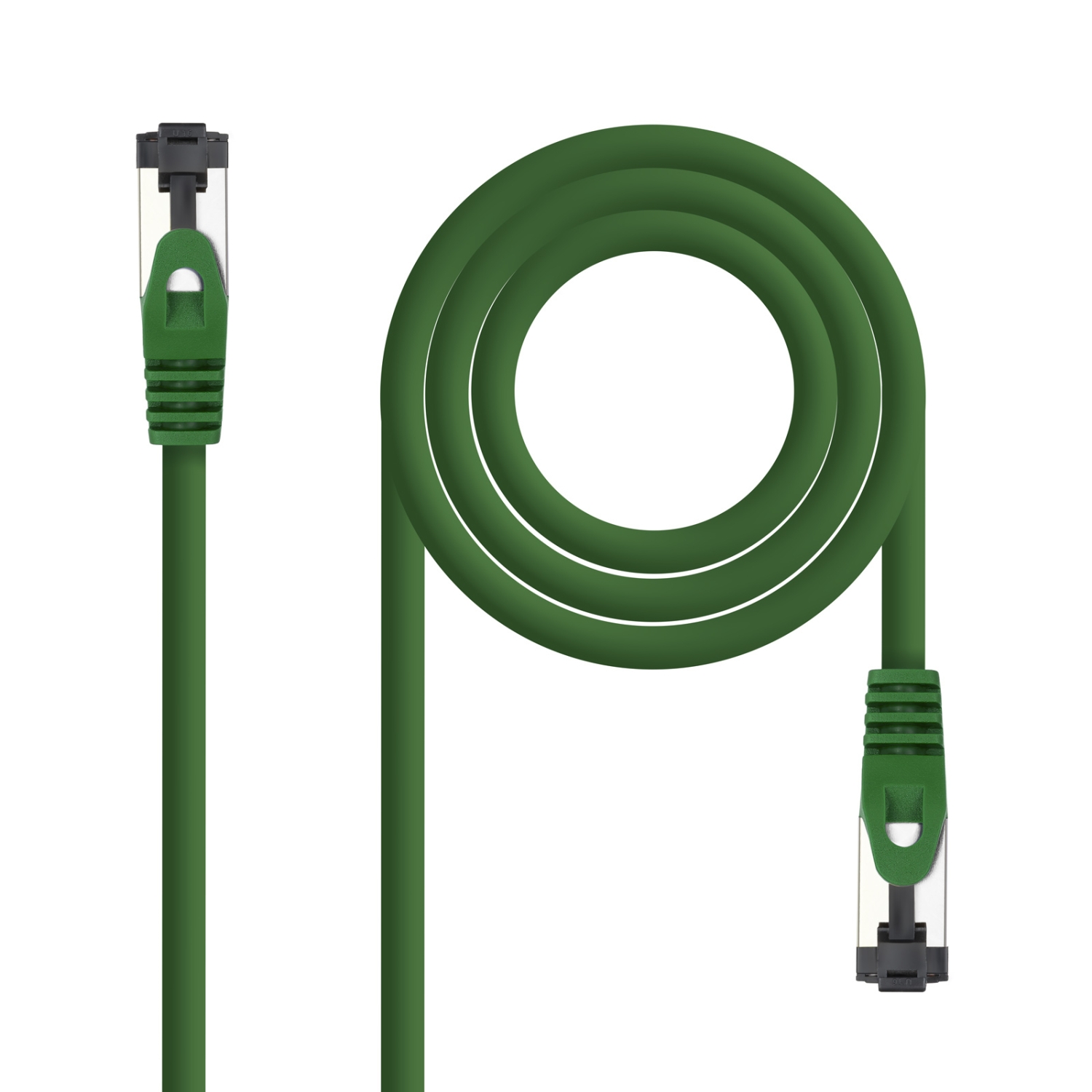 Nanocable Cat.8.1 SSTP Verde 30cm (10.20.2000-L30-GR) - Imagen 2
