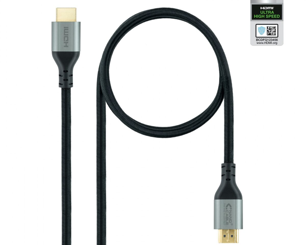 Alternative view of Nanocable HDMI A/M a HDMI A/M 2m Negro (10.15.8102)