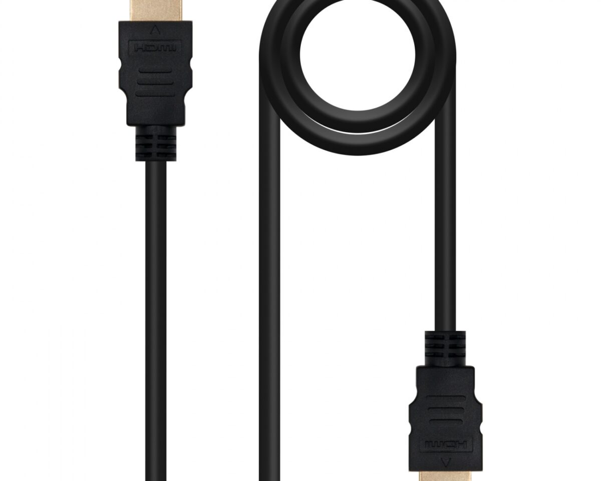 Alternative view of Nanocable HDMI A/M a HDMI A/M 1m Negro (10.15.1700)