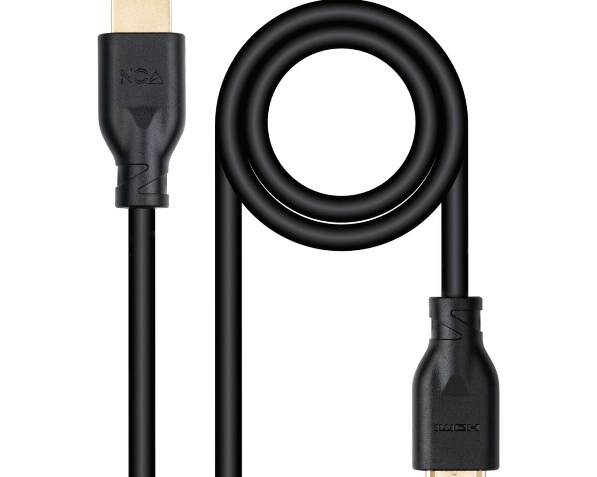 Alternative view of Nanocable HDMI 2.0 4K M/M 1.5m Negro (10.15.3901-L150)