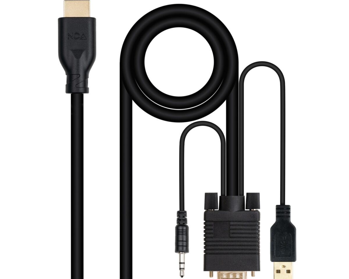 Alternative view of Cable VGA/M+Audio/M+Usb-A/M a HDMI/M 1.8m (10.15.4612)