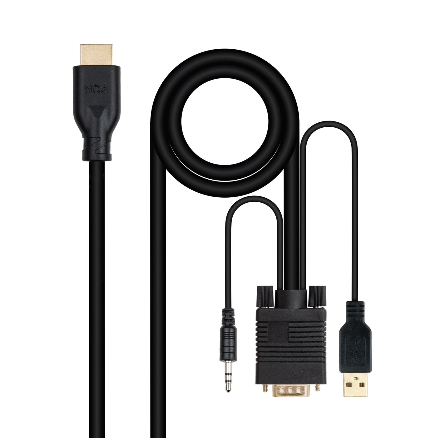 Cable VGA/M+Audio/M+Usb-A/M a HDMI/M 1.8m (10.15.4612) - Imagen 2