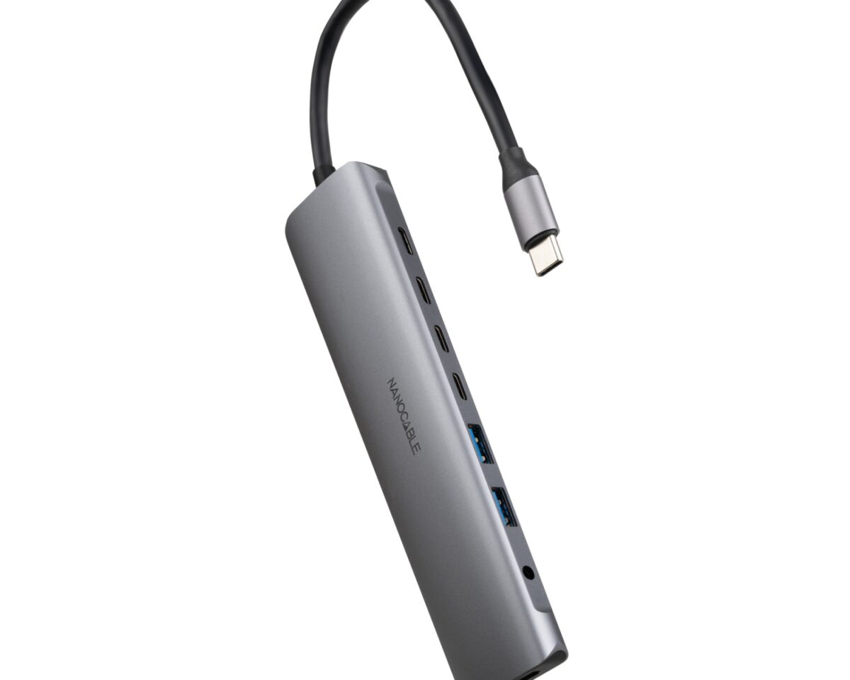 Alternative view of Docking Nanocable USB-C a USB-A/HDMI/USB-C (10.16.4608)
