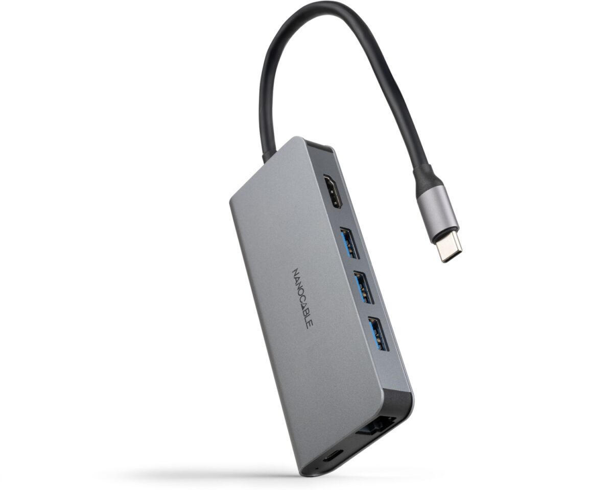 Alternative view of Docking Nanocable USB-C a USB-A/HDMI/USB-C (10.16.4609)