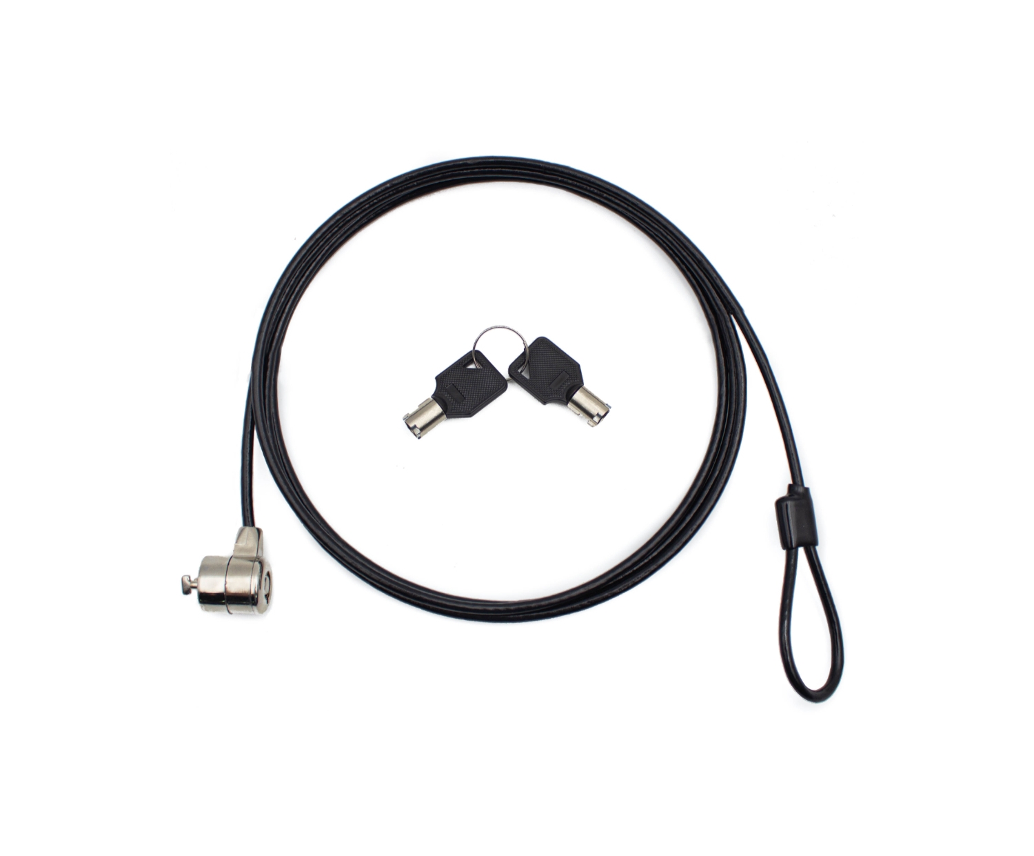 Cable Seguridad NILOX con doble llave 1.8m (NXSC001) - Imagen 2