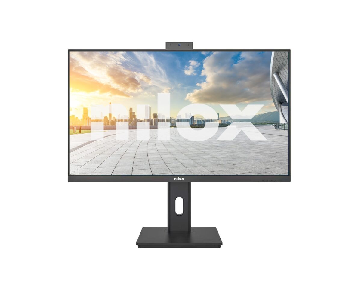 Alternative view of Monitor NILOX 24" IPS FHD WebCam Negro (NXM24RWEB0265)