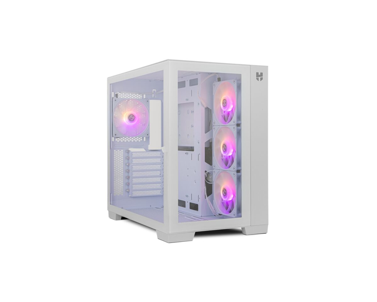 Alternative view of Caja Gaming NOX Astra ARGB ATX Blanca (NXHUMMERASTRAWH)
