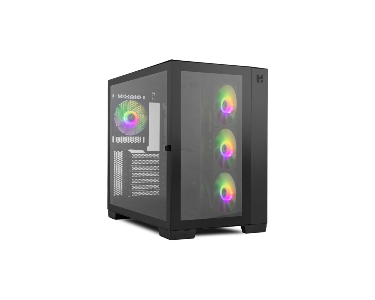 Alternative view of Caja NOX Astra ARGB ATX mATX ITX Negra (NXHUMMERASTRA)