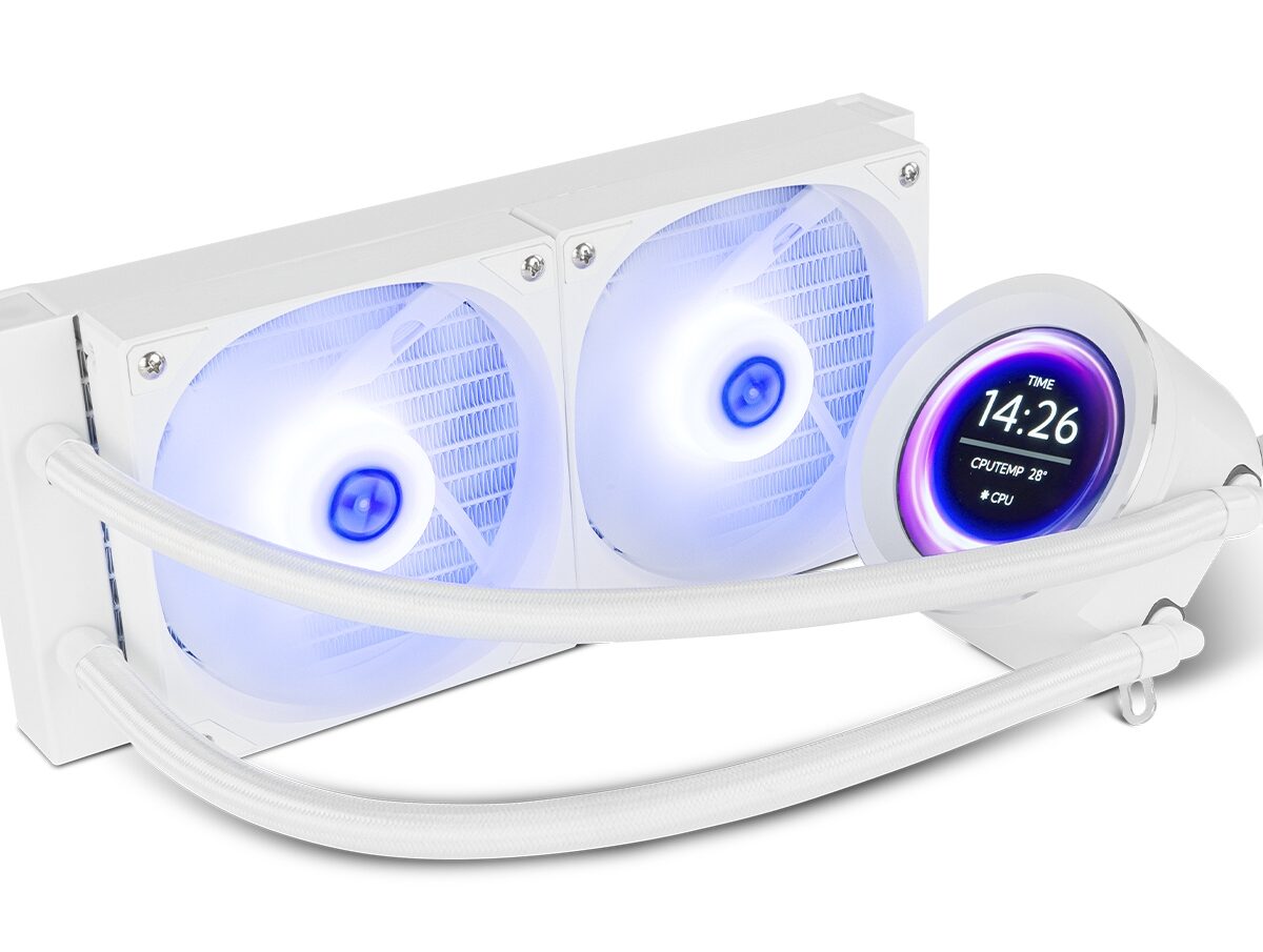 Alternative view of Ref. Líquida NOX X-240 LCD 240mm (NXHUMMERX240LCDWH)