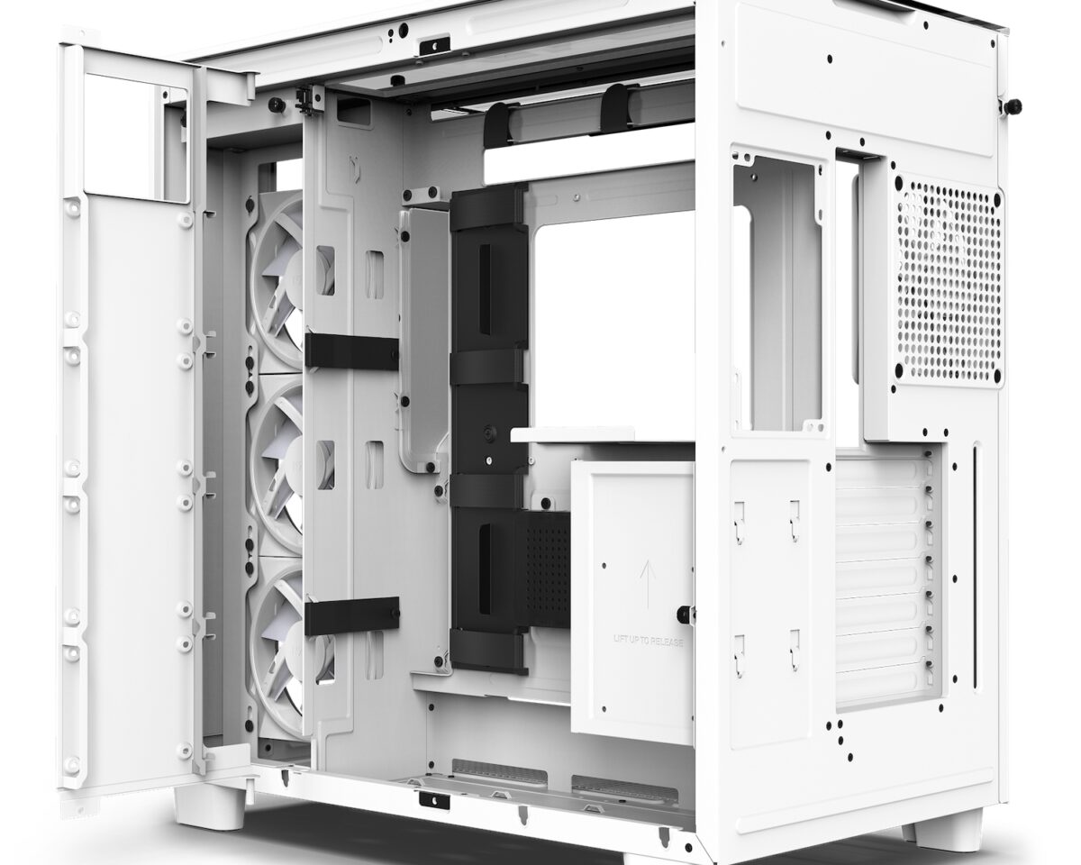 Alternative view of Caja NZXT H9 Elite USB ATX mATX Blanca (CM-H91EW-01)