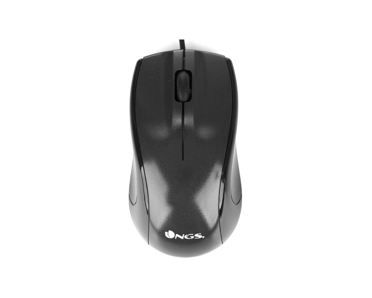 Alternative view of Ratón NGS Óptico USB-A 800dpi Negro (MIST)