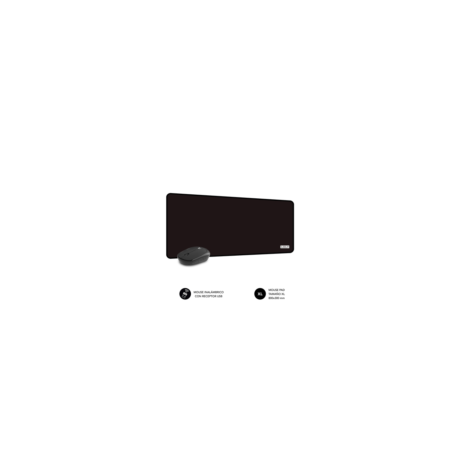 Set SUBBLIM Harmony Ratón/Alfombrilla (SUBMP-03HP001) - Imagen 3