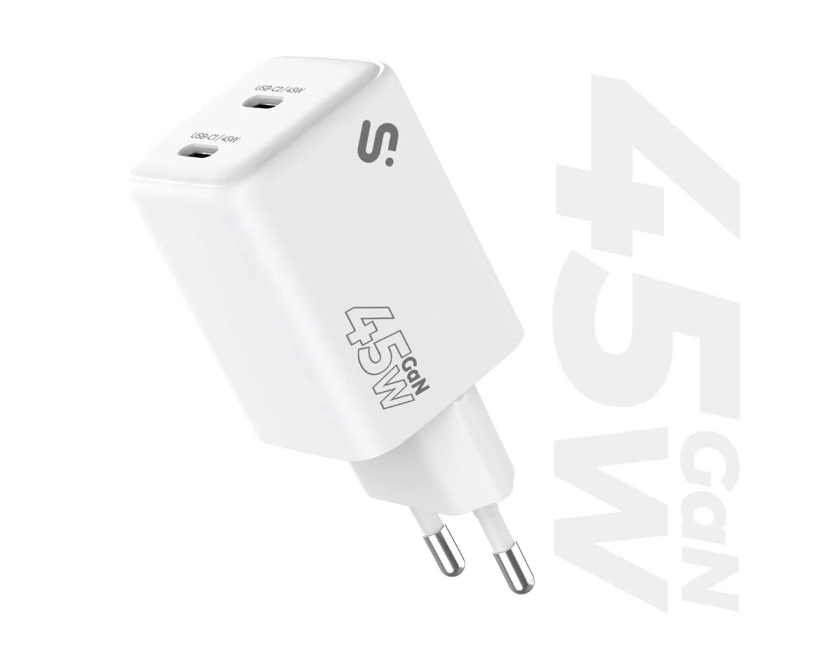 Alternative view of Cargador Pared SUBBLIM 45W 2USB-C Blanco(SUBCHG-6G4520)
