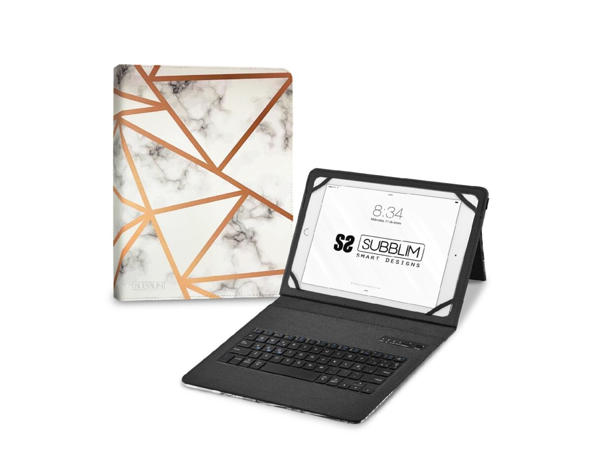 Alternative view of Funda+Teclado SUBBLIM 9.6"-11" Blanca (SUBKT5-BTTW10)