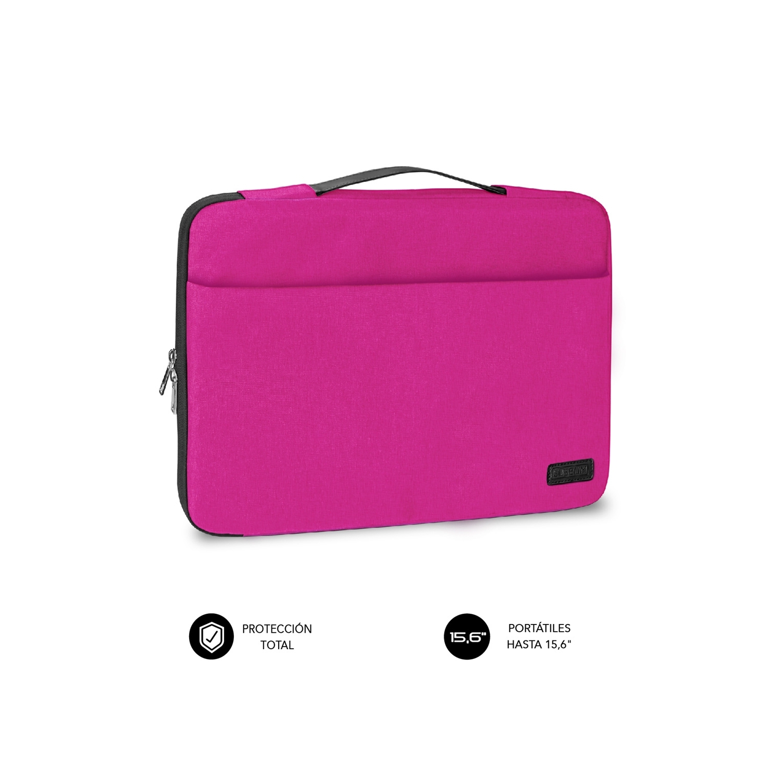 Funda SUBBLIM Elegant 15.6" Rosa (SUB-LS-0TS0101) - Imagen 2