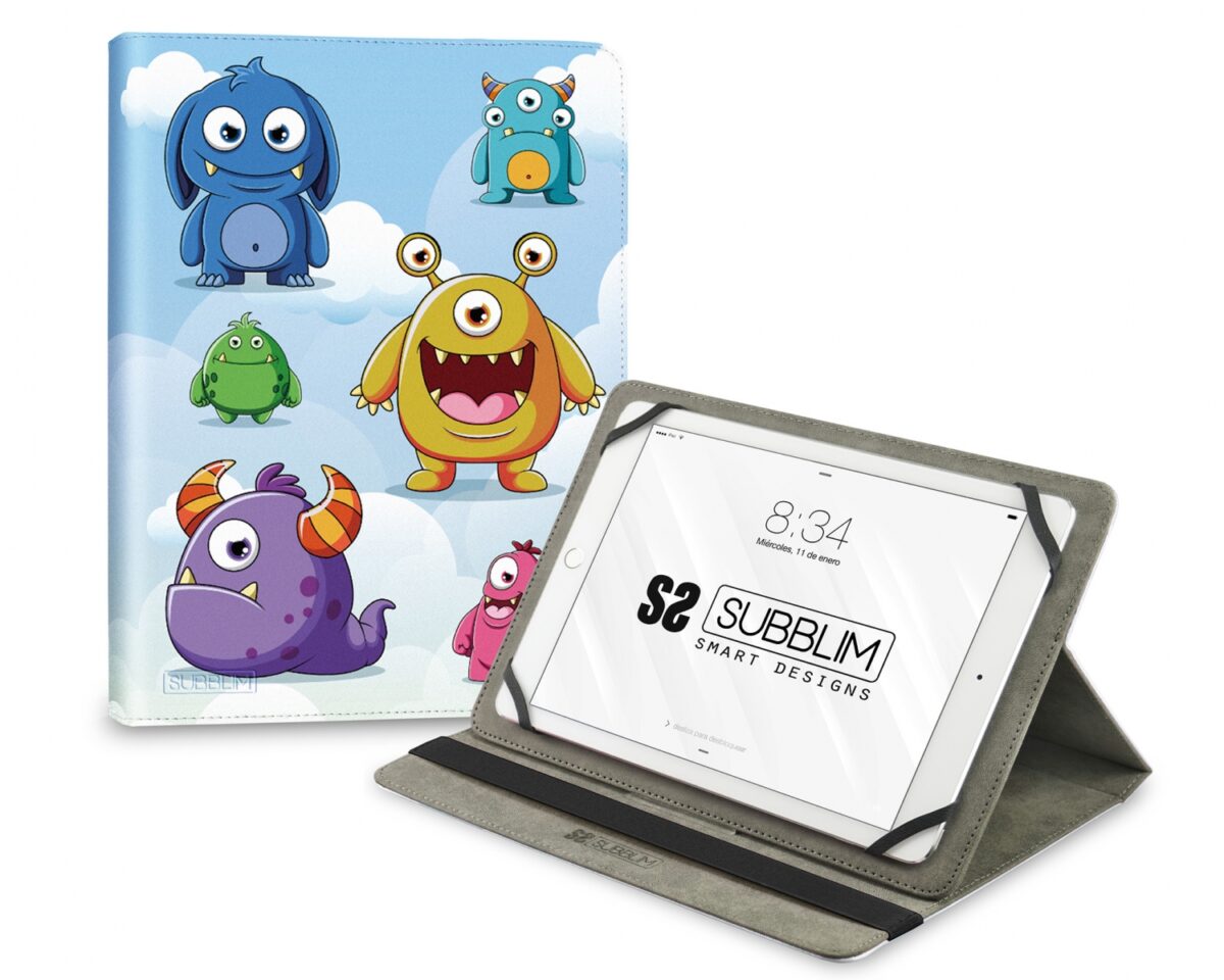 Alternative view of Funda SUBBLIM Trendy Monsters 11" Folio (SUBCUT-4TC014)