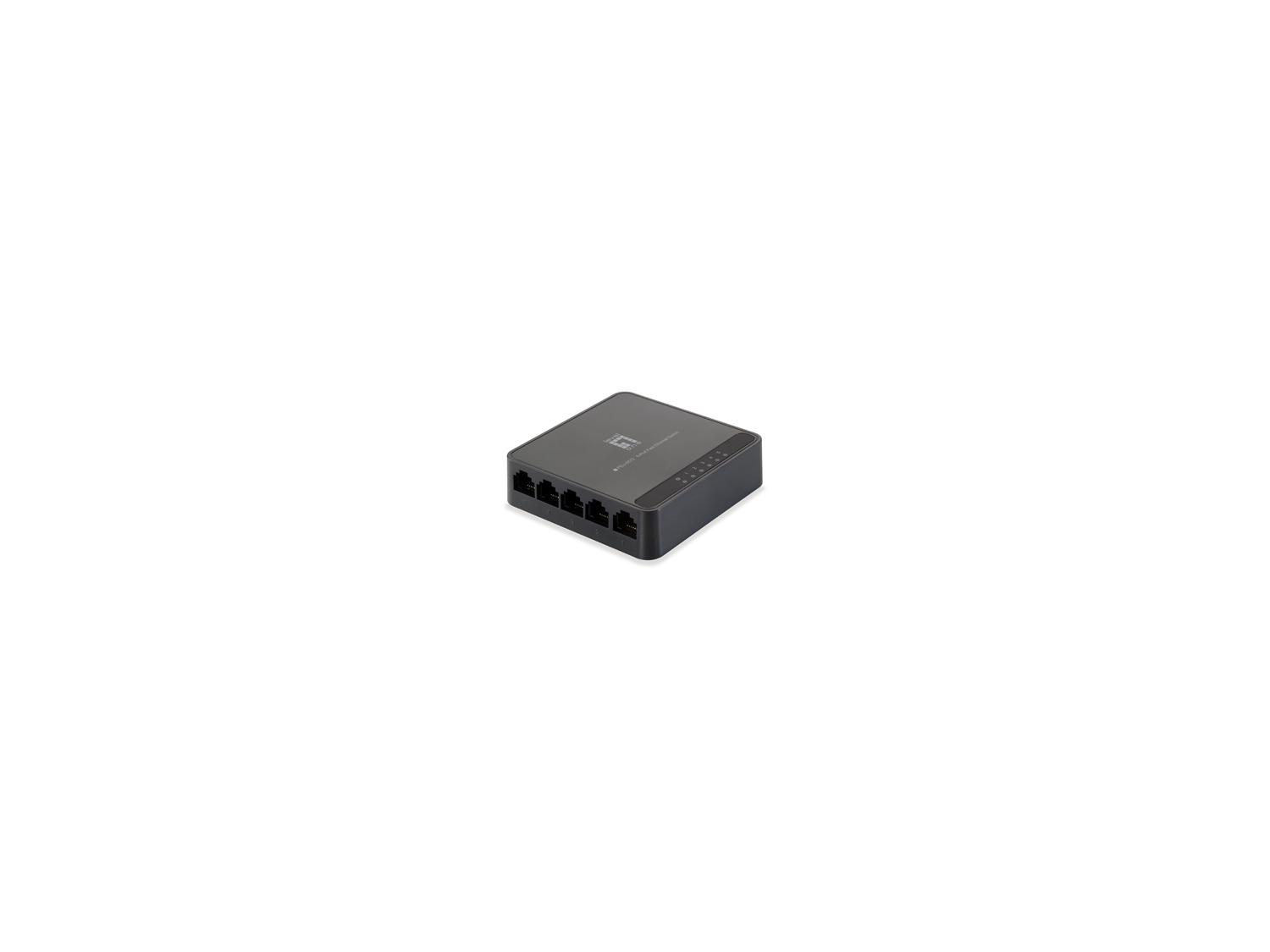 Switch LevelOne 5xRJ45 10/100 Negro (FEU-0512) - Imagen 2