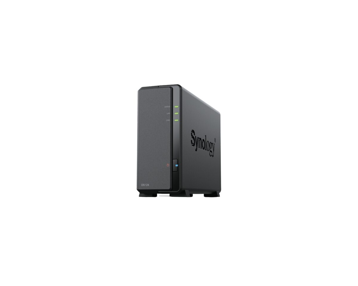 Alternative view of NAS Synology DiskStation 1Gb SATA 1 Bahía Negro (DS124)