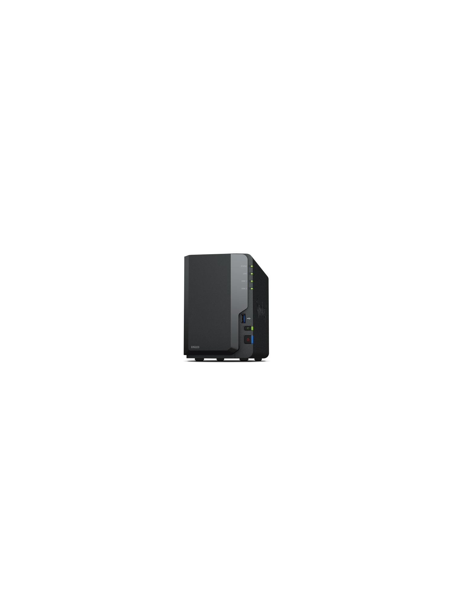NAS Synology DiskStation RTD1319B SATA 2 Bahías (DS223) - Imagen 2