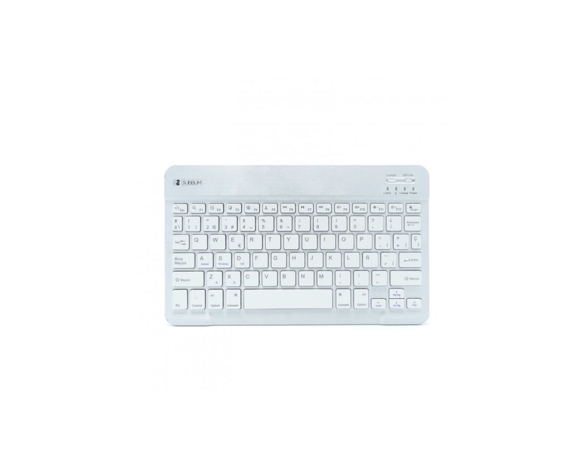 Alternative view of Teclado SUBBLIM Smart Bluetooth Plata (SUB-KBT-SM0001)