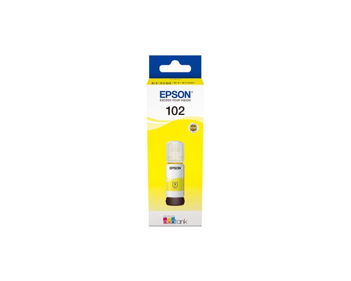 Alternative view of Tinta Epson EcoTank 102 Amarillo 70ml (C13T03R440)