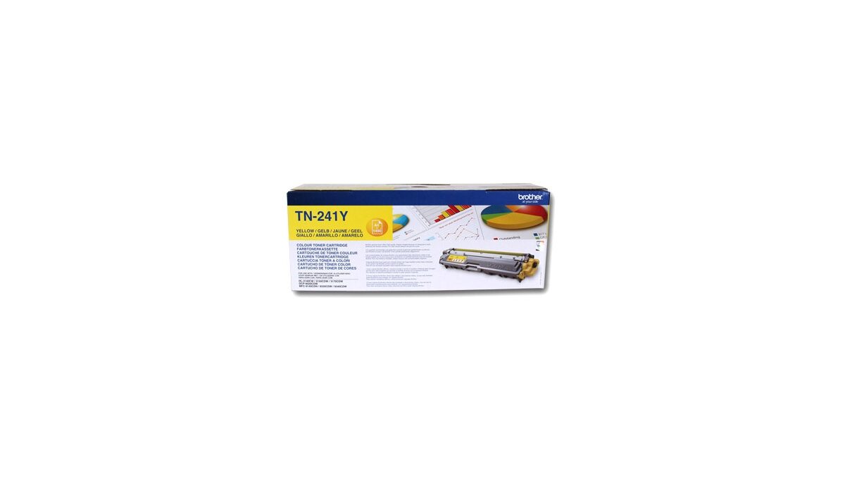 Alternative view of Toner BROTHER Amarillo 1400pag (TN-241Y)